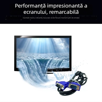 Cablu VGA pentru date, 1,5 m, pentru TV box și proiector, cablu video 1080P HD, VGA 4+5 pini