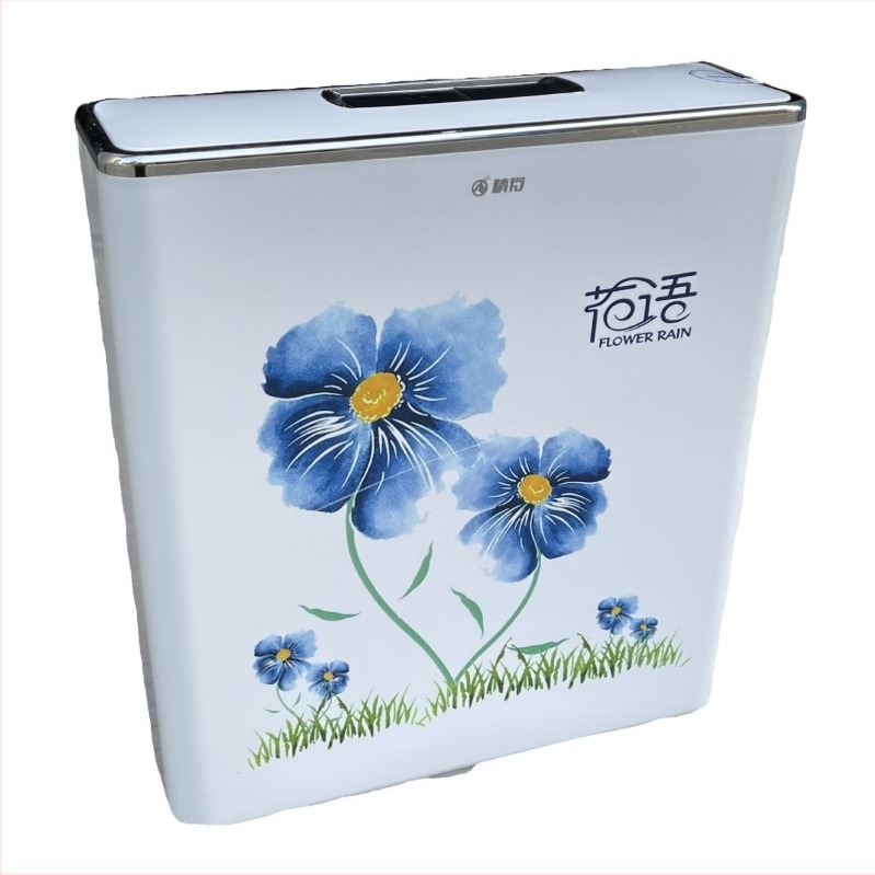 Rezervor de spălare ultraușor pentru toaletă de tip crouch, PP, acționare prin apăsare manuală, drenaj la sol, 3–8 L, distanță minimă la puț 30, stil modern minimalist, marcă Essence Antelope