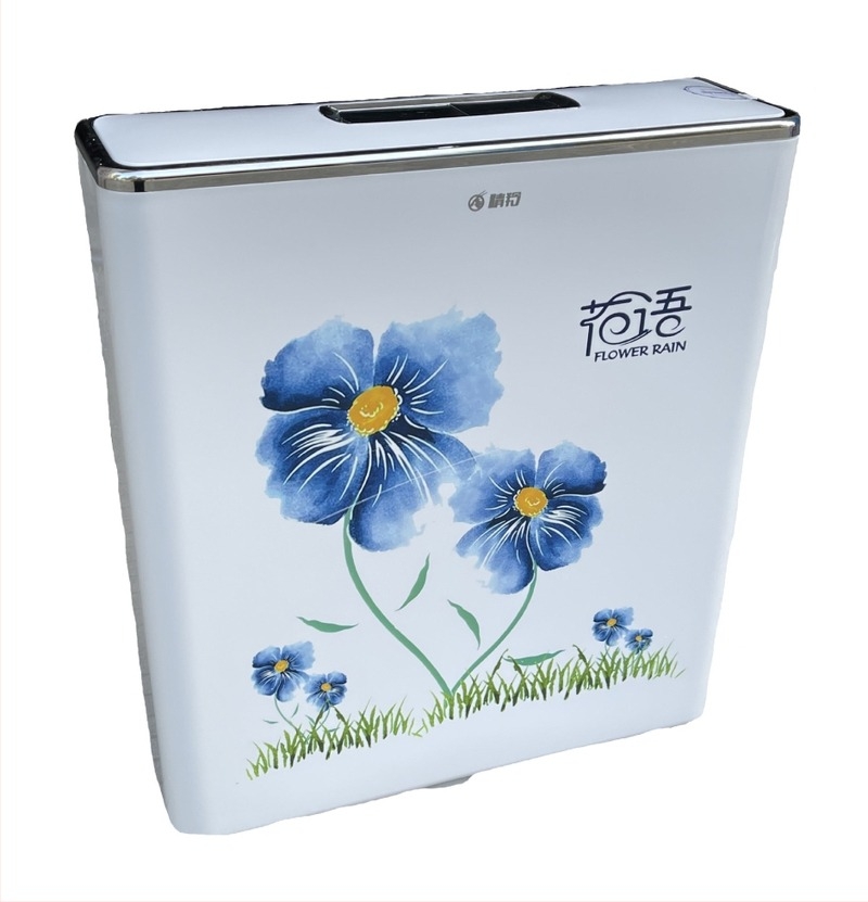 Rezervor de spălare ultraușor pentru toaletă de tip crouch, PP, acționare prin apăsare manuală, drenaj la sol, 3–8 L, distanță minimă la puț 30, stil modern minimalist, marcă Essence Antelope