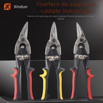 Xinton Foarfecă Industrială Multifuncțională pentru Metale – Lamă din oțel inoxidabil, pentru plăci de aluminiu și structuri din oțel ușor