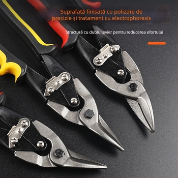 Xinton Foarfecă Industrială Multifuncțională pentru Metale – Lamă din oțel inoxidabil, pentru plăci de aluminiu și structuri din oțel ușor