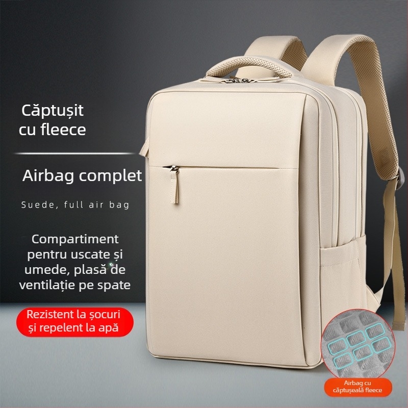 Rucsac unisex pentru călătorii și afaceri, compartiment pentru laptop, capacitate 20–35 L, material Oxford, separare uscat/umed