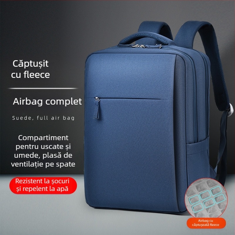 Rucsac unisex pentru călătorii și afaceri, compartiment pentru laptop, capacitate 20–35 L, material Oxford, separare uscat/umed