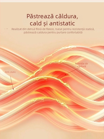 Jachetă pentru copii cu căptușeală fleece, guler înalt, închidere cu fermoar, mâneci lungi, pentru copii 3–8 ani