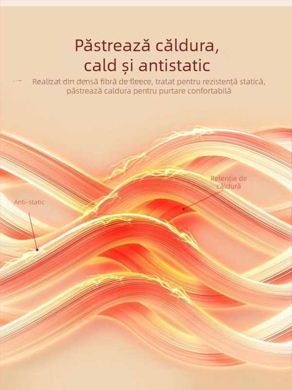 Jachetă pentru copii cu căptușeală fleece, guler înalt, închidere cu fermoar, mâneci lungi, pentru copii 3–8 ani