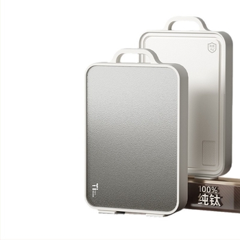 tocător din titan, cu două fețe, antibacterian, anti-mucegai, pentru uz casnic