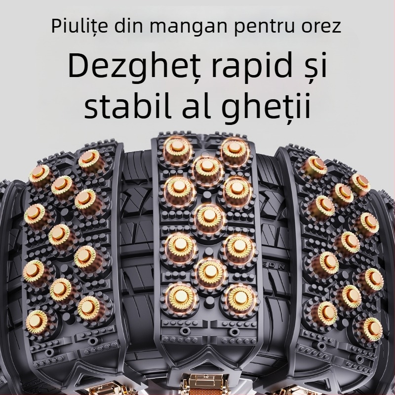 Verigi antiderapaj auto Xueshunda, universale pentru zapada, model Xsd-atn-11 steel bowl, material cauciuc, potrivite pentru sedan, off-road, van, MPV, pickup