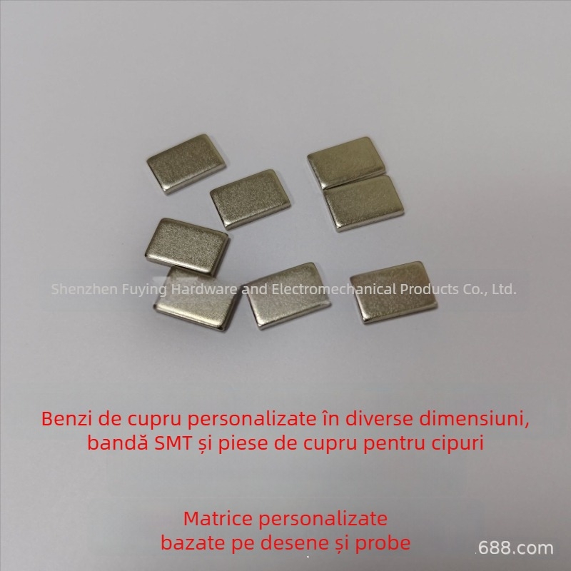 Șină de cupru pentru răcire a sursei de alimentare, cu radiator, placă SMT de lipire și bandă conductivă – Fuying Hardware