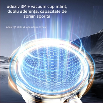 Suport pentru duș cu montaj pe bază adezivă, din oțel inox, fără găuri, stil Nou Chinezesc