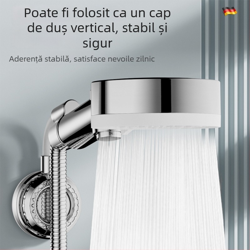 Suport pentru duș cu montaj pe bază adezivă, din oțel inox, fără găuri, stil Nou Chinezesc