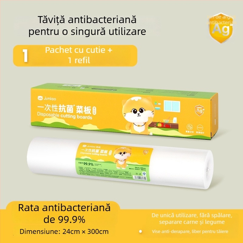 Covor de tăiere de unică folosință din plastic Ju Meow – anti-alunecare, antibacterian; uz casnic și portabil; origine Guangdong; lansare vară 2021