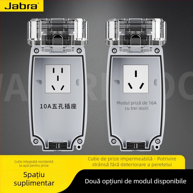 Priză întrerupătoare impermeabil exterior, 16A, montaj pe perete, 3C certificată, tensiune 50–440V