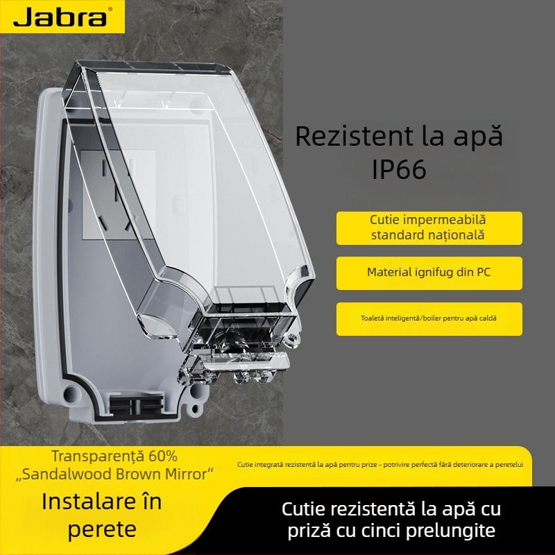 Priză întrerupătoare impermeabil exterior, 16A, montaj pe perete, 3C certificată, tensiune 50–440V