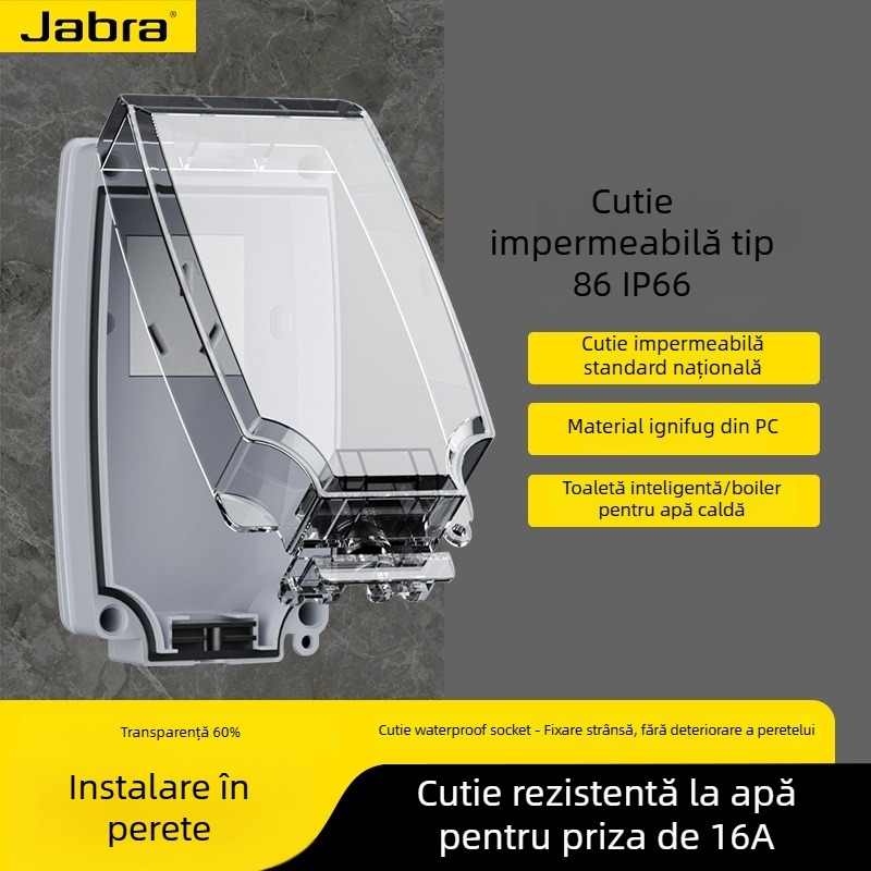 Priză întrerupătoare impermeabil exterior, 16A, montaj pe perete, 3C certificată, tensiune 50–440V
