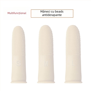 Acoperire pentru deget din latex, textură antiderapantă, design îngroșat, pachet de 100 bucăți