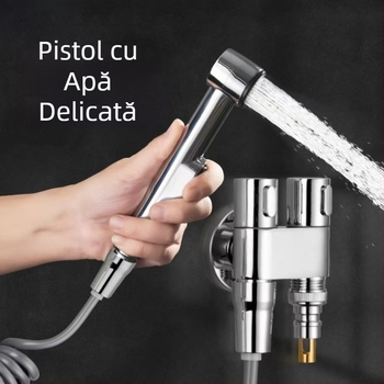 Set spray bidet pentru toaletă - Material ABS, Funcție de spălare, Brand Royal Stan