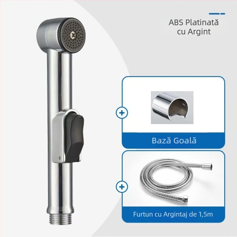 Set spray bidet pentru toaletă - Material ABS, Funcție de spălare, Brand Royal Stan