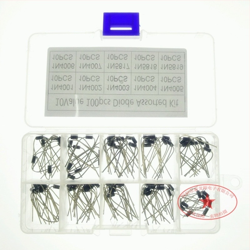 Aemedy kit de diode de redresare inline cu 1N4001 și IN5819 pentru electrocasnice