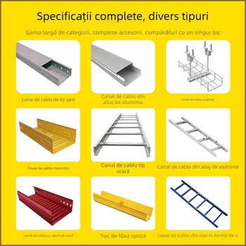 Raft de cabluri din oțel în formă de U, deschis, cu multe găuri, pentru camerele interne de comunicații și date, construcție tip truss (Brand: Phoenix diagram wiring; Material: oțel; Certificare: ISO 9001:2000; Personalizare: Disponibilă)