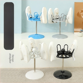 Raft pentru pantofi pliabil, multistrat, din plastic, stil modern minimalist, spațiu de depozitare