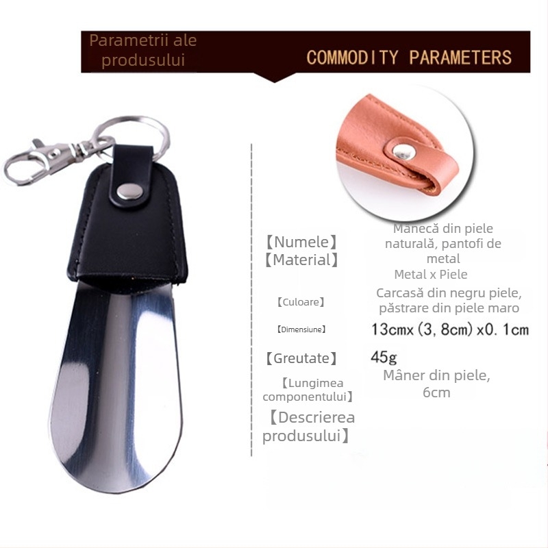AD202 Clește pentru pantofi din oțel inoxidabil, breloc cu detaliu din piele | Stil: figură, casual zilnic; Brand: Auspicious Foot; Sezoane: vară, iarnă, primăvară, toamnă