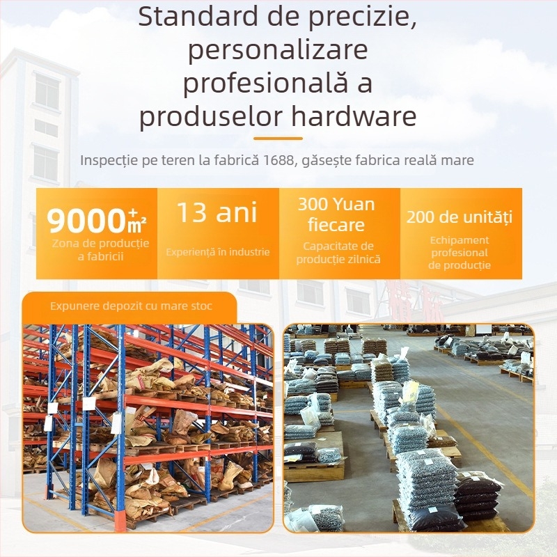 Fixație nit de presiune pentru șasiu și cadru de cabluri, oțel carbon general, galvanizat, marcă Fine snail, gradul 4.8, standard GB-SO