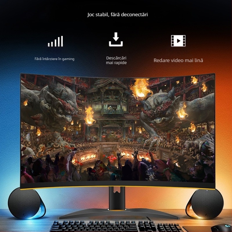 Conector RJ45 Cat6, 8 pini, placat cu aur, cupru pur