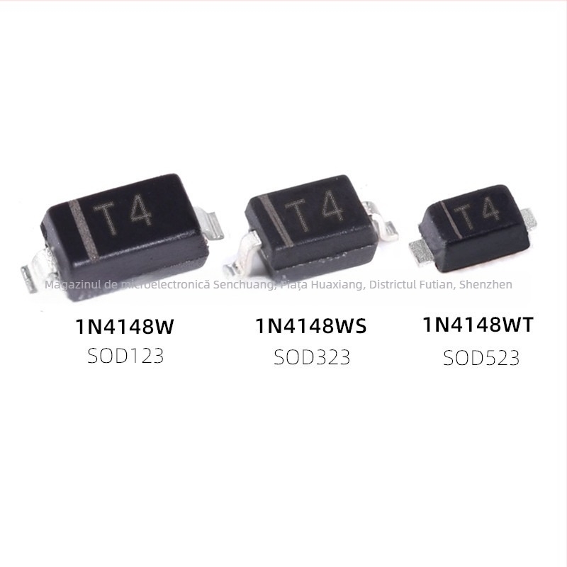 Diodă SMD de comutare 1N4148W/WS/WT, în pachete SOD123/323/523, brand Xkete, utilizare universală