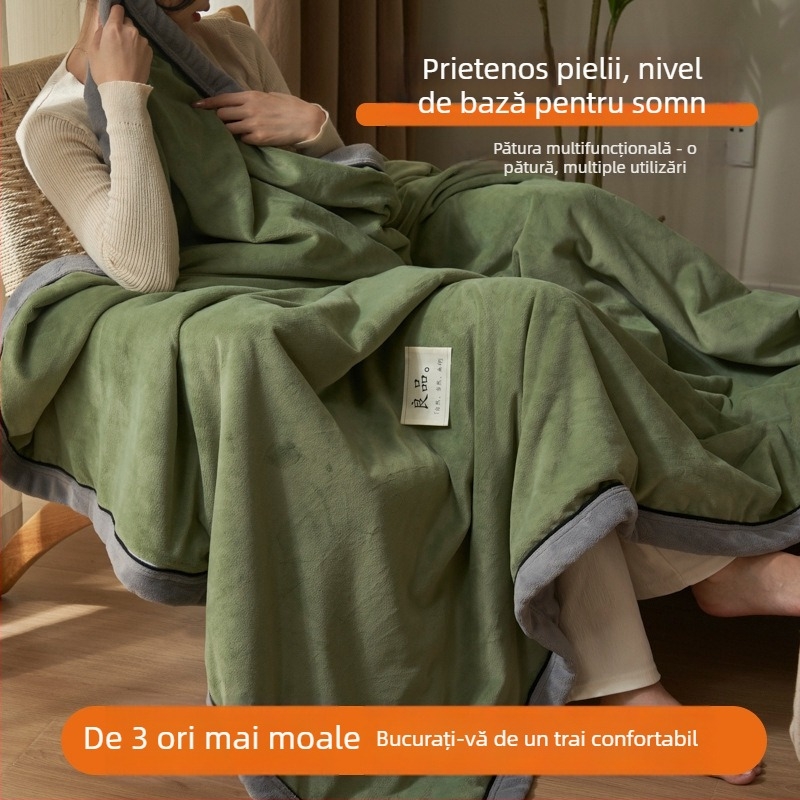 Sleeping Cute Rabbit pătură milk fleece pentru bebeluși, poliester, 2000–2500 g, pentru toate anotimpurile