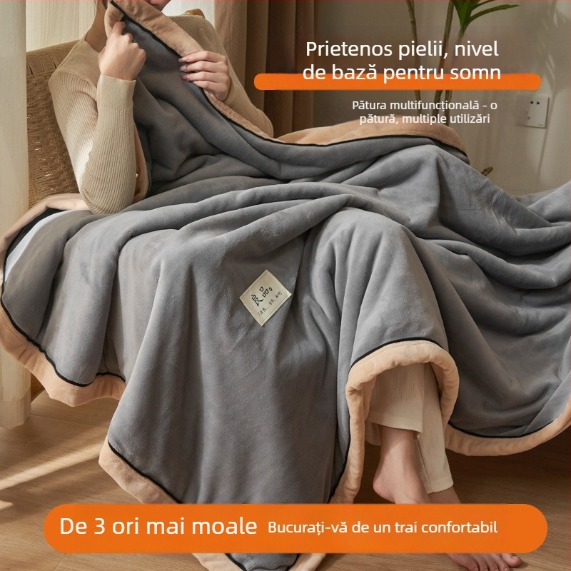 Sleeping Cute Rabbit pătură milk fleece pentru bebeluși, poliester, 2000–2500 g, pentru toate anotimpurile