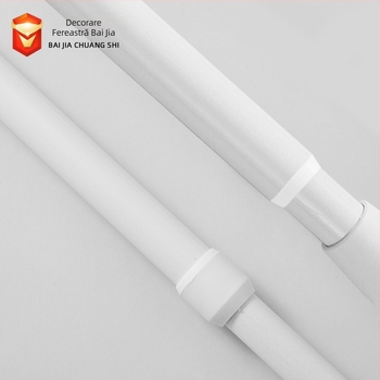 Bară telescopică pentru perdele și despărțitoare, din fier - stil modern minimalist, personalizabilă, marca Best Window Decorations