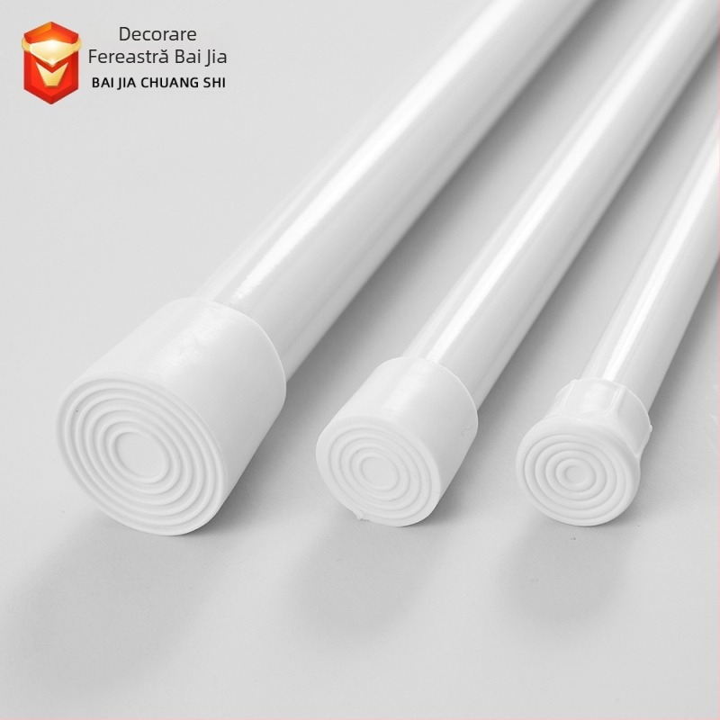 Bară telescopică pentru perdele și despărțitoare, din fier - stil modern minimalist, personalizabilă, marca Best Window Decorations