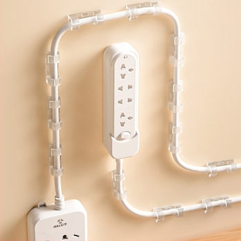 Suport pentru cabluri pentru organizare, din plastic, stil simplu și modern, pentru depozitare pe birou și în dormitor