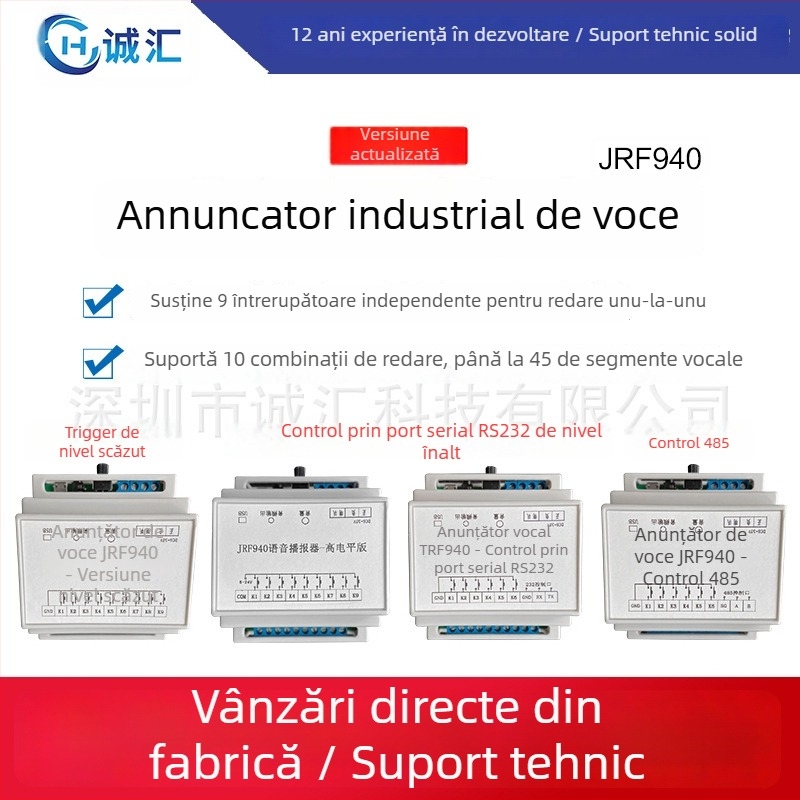 Modul vocal cu placă de redare MP3, model JRF940, pentru controlul accesului