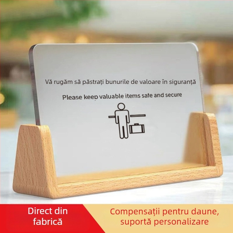 Semn din acrilic pentru camera de hotel, imprimare UV, placuță de nume personalizabilă, origine Nanjing Jiangsu