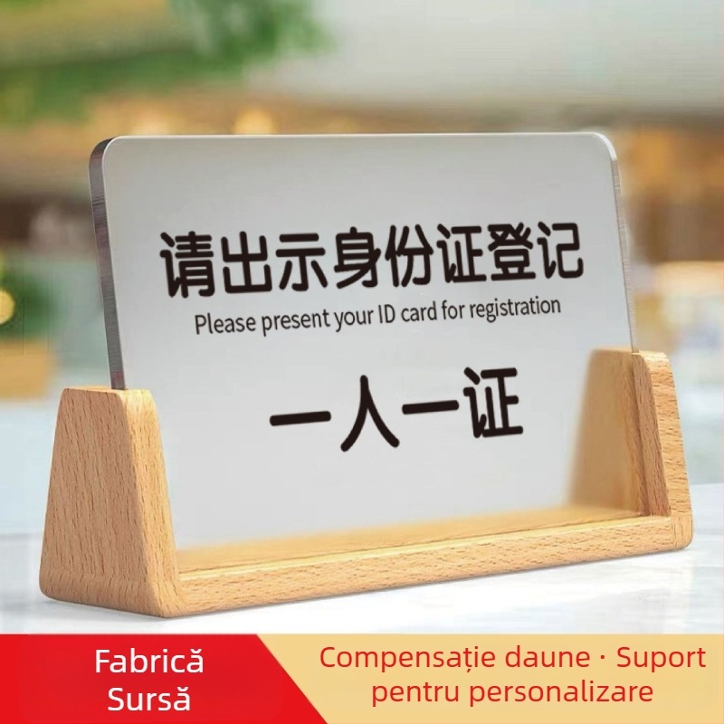 Semn din acrilic pentru camera de hotel, imprimare UV, placuță de nume personalizabilă, origine Nanjing Jiangsu