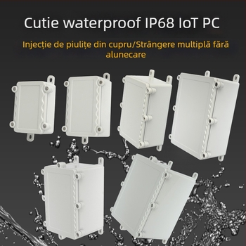 Cutie de conexiune impermeabilă pentru exterior, carcasă din plastic PC pentru control electric și instrumente — AOLAISITE; potrivită pentru cabluri exterioare: iluminare, motoare, controlere, surse de alimentare, aparate