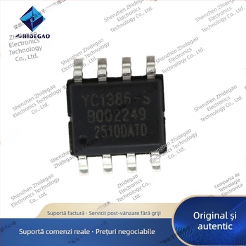 IC Bluetooth pentru selfie stick cu protocol 2,4 GHz și MCU de 32 biți, ambalaj SOP-8, YC1386-S