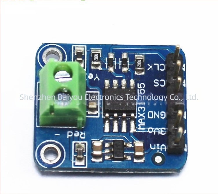 Modul termocuplă de tip K cu MAX31855, interfață SPI, citire digitală a temperaturii până la 1350°C (Model BYS459-1500)
