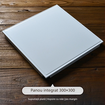 Panou de tavan din aluminiu pentru plafon suspendat — formă în L, aliaj de aluminiu, grosime 0,4–0,7 mm, suprafață plană, finisaj cu rol sau trasare