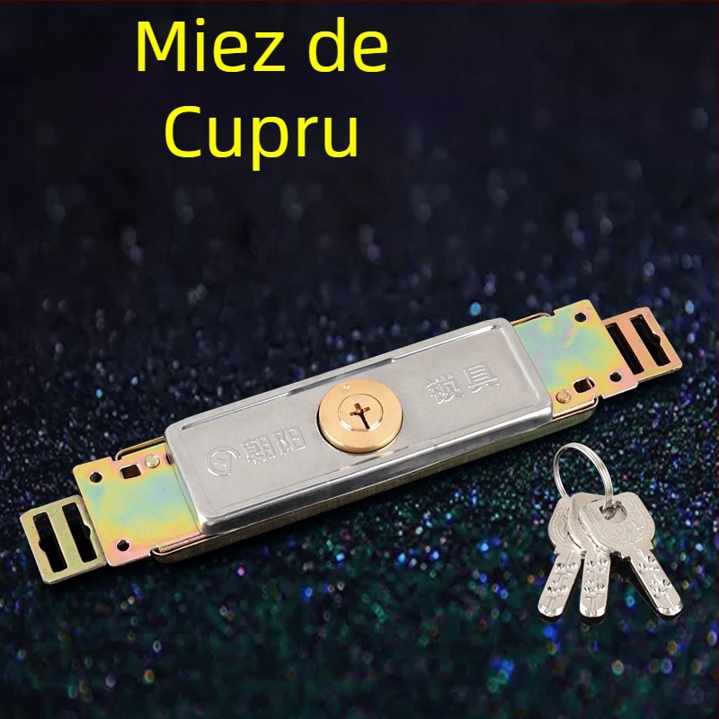 Chaoyang încuietoare pentru uși rulante – mortise lock, cu nucleu de cupru, pentru uși rulante cu deschidere medie