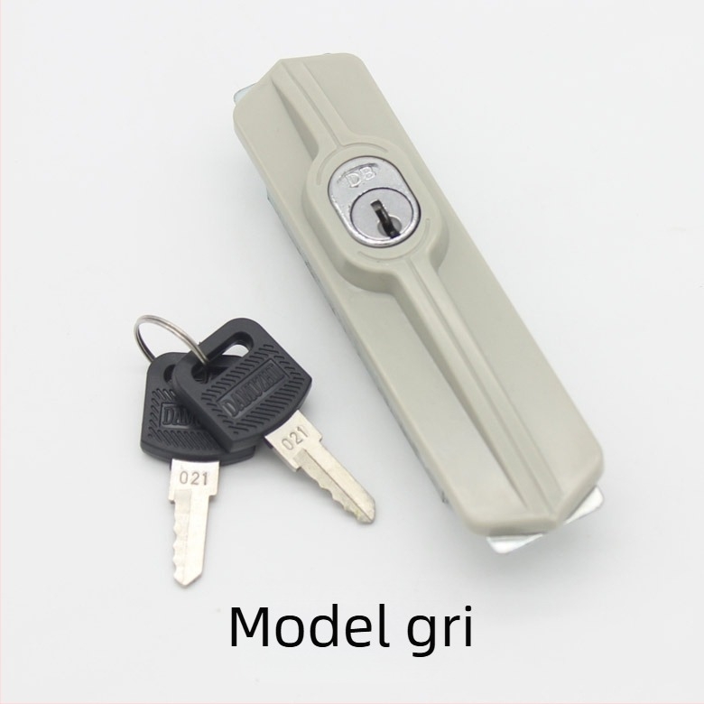 Încuietoare Thumb Model 001 pentru dulap metalic cu ușă glisantă – Plastic/Oțel, pentru dulapuri de birou