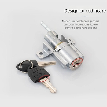 Încuietoare pentru dulapuri triple — Model: Triple cabinet lock; Material: oțel laminat la rece; Gama de aplicație: dulapuri de fier cu trei compartimente; Marcă: Hui Pan