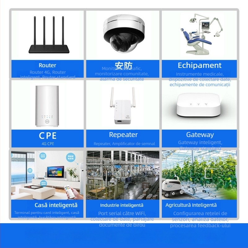 MT7628NN Placă — Modul Linux pentru evaluare a routerului AP wireless de 100 Mbps, Suportă dezvoltare secundară