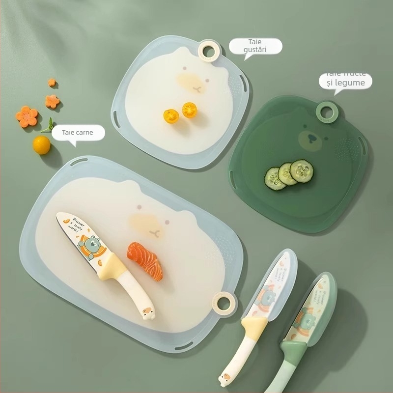 Tocător de bucătărie - antiderapant, rezistent la mucegai, din plastic, uz casnic