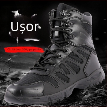 Ghete tactice ultraușoare pentru exterior, unisex adulți, material impermeabil, potrivite pentru alergare, provocări extreme, drumeții și camping