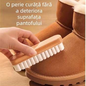 Perie pentru încălțăminte – îngrijire, decontaminare și curățare rezistentă la uzură; brand Friendly; stil: modern minimalist