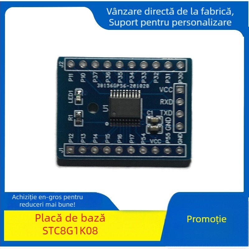 STC8G1K08 placă de bază, placă de dezvoltare TSSOP20, modul STC8 MCU