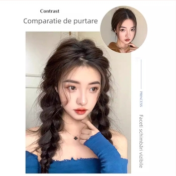 Perucă cu coadă de cal, din fibre rezistente la temperaturi înalte, marca Kenny Wig, pentru femei, nu este potrivită pentru vopsire cu vopsea fierbinte