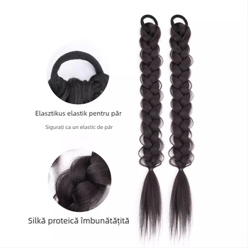 Perucă cu coadă de cal, din fibre rezistente la temperaturi înalte, marca Kenny Wig, pentru femei, nu este potrivită pentru vopsire cu vopsea fierbinte